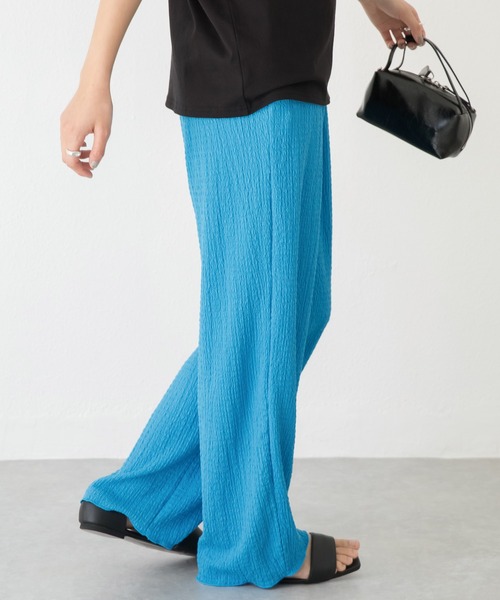 LAVEANGE（ラビアンジェ）の「楊柳カットソーイージーパンツ（その他パンツ・レディース・ブルー/ブラック/ブラウン/ピンク/ネイビー/グリーン・3L/LL/L/M/4L/5L）」の15枚目の写真