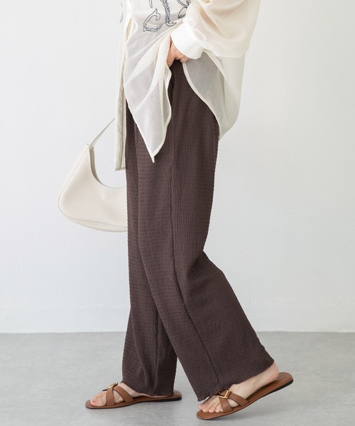 LAVEANGE（ラビアンジェ）の「楊柳カットソーイージーパンツ（その他パンツ・レディース・ブルー/ブラック/ブラウン/ピンク/ネイビー/グリーン・3L/LL/L/M/4L/5L）」の20枚目の写真