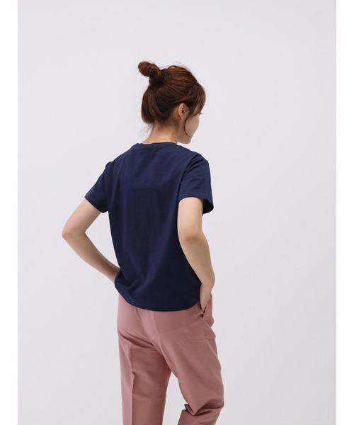【新品未使用】ボンポワン　レディース　Tシャツ　ネイビーS Reebok tシャツ 「WEB限定 別注」Reebok(リーボック)/ワン