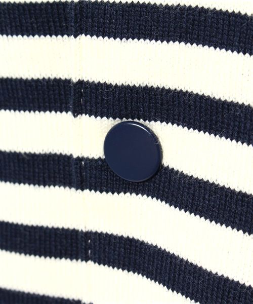 SHIPS（シップス）の「SHIPS KIDS:15FW ボーダー×ダンガリー マント（その他アウター・キッズ・レッド/ネイビー・ONE SIZE）」の7枚目の写真