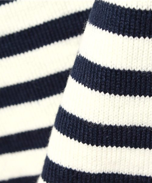 SHIPS（シップス）の「SHIPS KIDS:15FW ボーダー×ダンガリー マント（その他アウター・キッズ・レッド/ネイビー・ONE SIZE）」の10枚目の写真