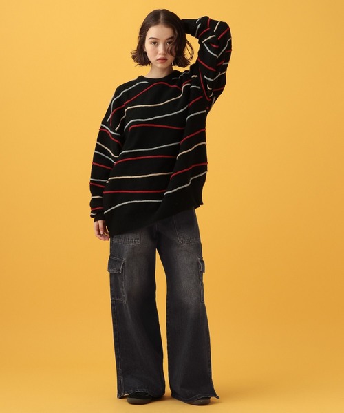 PBLIM（ページボーイリム）の「PBLIM/ヴィンテージデニム（デニムパンツ・レディース・ブラック/ブルー・MEDIUM/LARGE）」の14枚目の写真