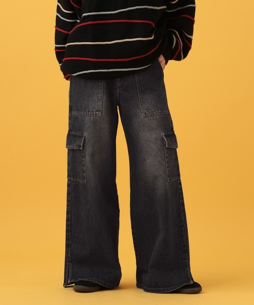 PBLIM（ページボーイリム）の「PBLIM/ヴィンテージデニム（デニムパンツ・レディース・ブラック/ブルー・MEDIUM/LARGE）」の10枚目の写真