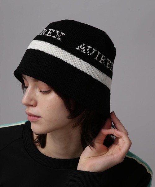 AVIREX（アヴィレックス）の「KNIT BUCKET HAT/ニットバケットハット（ハット・メンズ・ホワイト/ブラック・F）」の8枚目の写真