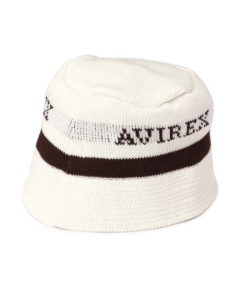 AVIREX（アヴィレックス）の「KNIT BUCKET HAT/ニットバケットハット（ハット・メンズ・ホワイト/ブラック・F）」の11枚目の写真