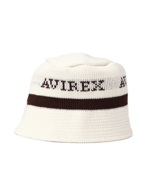 AVIREX（アヴィレックス）の「KNIT BUCKET HAT/ニットバケットハット（ハット・メンズ・ホワイト/ブラック・F）」の13枚目の写真