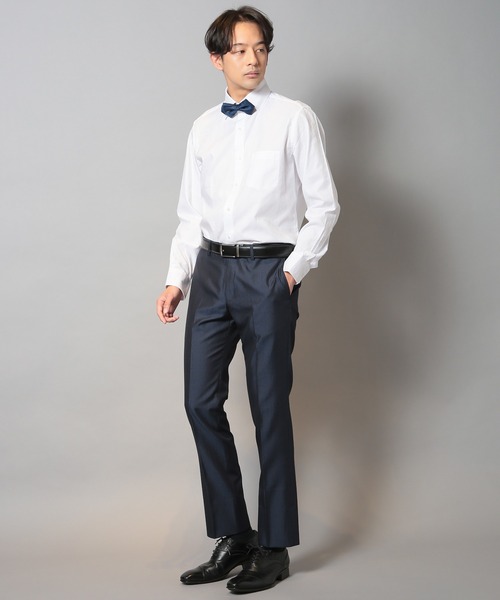 CROWDED CLOSET(クラウデッドクローゼット)の「コットンジャガードスナップダウンビジネスシャツ(シャツ/ブラウス・メンズ・ホワイト/ブルー/ダークネイビー・01/02/03/04)」の14枚目の写真