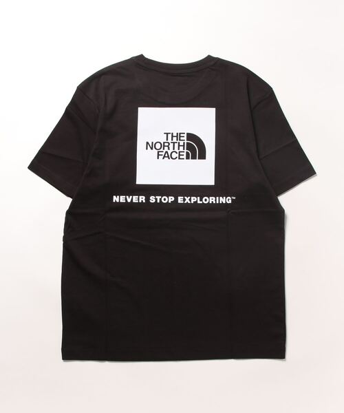 THE NORTH FACE(ザノースフェイス)の「THE NORTH FACE ノースフェイス COTTON NSE BOX LOGO S/S R/TEE(Tシャツ/カットソー・レディース・ホワイト/ブラック・MEDIUM/LARGE/X-LARGE)」の3枚目の写真