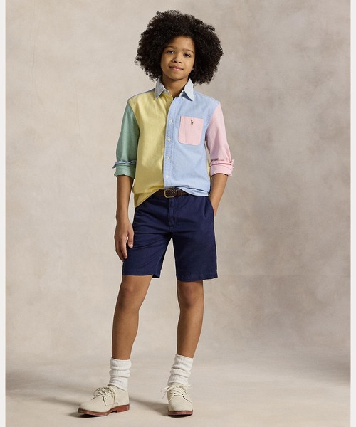 POLO RALPH LAUREN CHILDRENSWEAR（ポロ ラルフ ローレン チルドレンズウェア）の「コットン オックスフォード ファン シャツ（シャツ/ブラウス・キッズ・マルチ・L/M/S/XL）」の4枚目の写真