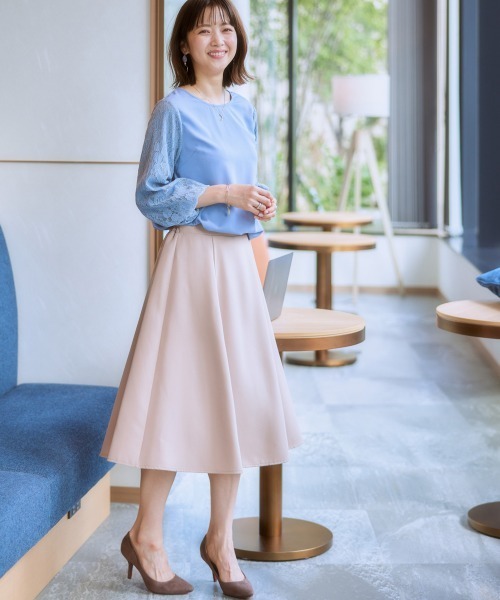 7days Life Styling(セブンデイズライフスタイリング)の「バルーンレース袖ブラウス(シャツ/ブラウス・レディース・オフホワイト/ブラック/サックスブルー・L/S/M/LL)」の15枚目の写真