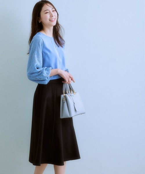7days Life Styling(セブンデイズライフスタイリング)の「バルーンレース袖ブラウス(シャツ/ブラウス・レディース・オフホワイト/ブラック/サックスブルー・L/S/M/LL)」の16枚目の写真