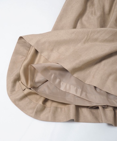 Crisp（クリスプ）の「ベルトフレアスカート（スカート・レディース・グレー/ベージュ・FREE）」の15枚目の写真