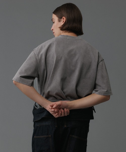 ADAM ET ROPE'（アダムエロペ）の「オーガニックコットン LOGO Tシャツ / UNISEX（Tシャツ/カットソー・メンズ・スミクロ/ライトグリーン/ブルー系その他3・M/L）」の13枚目の写真
