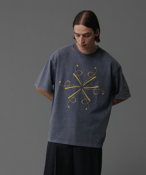 ADAM ET ROPE'（アダムエロペ）の「オーガニックコットン LOGO Tシャツ / UNISEX（Tシャツ/カットソー・メンズ・スミクロ/ライトグリーン/ブルー系その他3・M/L）」の16枚目の写真