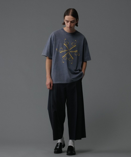 ADAM ET ROPE'（アダムエロペ）の「オーガニックコットン LOGO Tシャツ / UNISEX（Tシャツ/カットソー・メンズ・スミクロ/ライトグリーン/ブルー系その他3・M/L）」の21枚目の写真