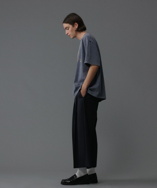 ADAM ET ROPE'（アダムエロペ）の「オーガニックコットン LOGO Tシャツ / UNISEX（Tシャツ/カットソー・メンズ・スミクロ/ライトグリーン/ブルー系その他3・M/L）」の22枚目の写真