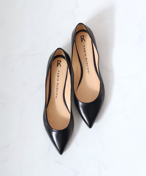 FABIO RUSCONI（ファビオルスコーニ）の「【FABIO RUSCONI】ポインテッドトウフラットパンプス(F41530)（パンプス・レディース・ブラック/シルバー/アイボリー/グリーン/ゴールド/ブラック系その他/ホワイト系その他・35/36/37/38/39）」の11枚目の写真