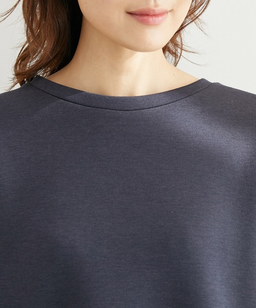 ROPE' PICNIC（ロペピクニック）の「着丈が選べるダンボールプルオーバー（スウェット・レディース・ネイビー/オフホワイト/オレンジ系その他・38/36）」の7枚目の写真