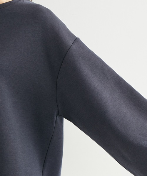 ROPE' PICNIC（ロペピクニック）の「着丈が選べるダンボールプルオーバー（スウェット・レディース・ネイビー/オフホワイト/オレンジ系その他・38/36）」の9枚目の写真