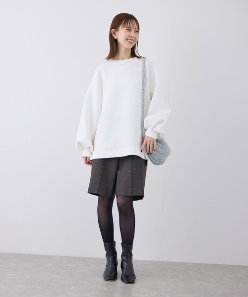 ROPE' PICNIC（ロペピクニック）の「着丈が選べるダンボールプルオーバー（スウェット・レディース・ネイビー/オフホワイト/オレンジ系その他・38/36）」の16枚目の写真