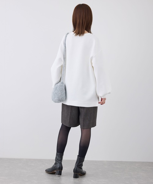 ROPE' PICNIC（ロペピクニック）の「着丈が選べるダンボールプルオーバー（スウェット・レディース・ネイビー/オフホワイト/オレンジ系その他・38/36）」の17枚目の写真