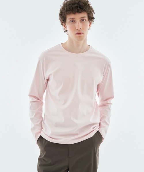 ESTNATION(エストネーション)の「ESTNATION / ロングスリーブTシャツ<ディオラマ>(Tシャツ/カットソー・メンズ・ピンク/ホワイト/ブラック・SMALL/MEDIUM/LARGE/X-LARGE)」の5枚目の写真