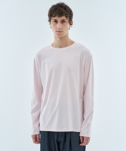 ESTNATION(エストネーション)の「ESTNATION / ロングスリーブTシャツ<ディオラマ>(Tシャツ/カットソー・メンズ・ピンク/ホワイト/ブラック・SMALL/MEDIUM/LARGE/X-LARGE)」の8枚目の写真