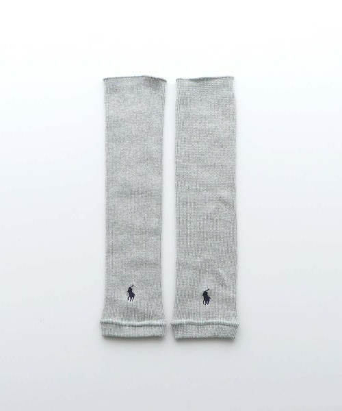 POLO RALPH LAUREN（ポロ ラルフ ローレン）の「POLO RALPH LAUREN レディース オーガニックコットン混 ワンポイント アーム＆レッグウォーマー 03228638（アームカバー・レディース・ブラック/ライトグレー/ネイビー・FREE）」の6枚目の写真
