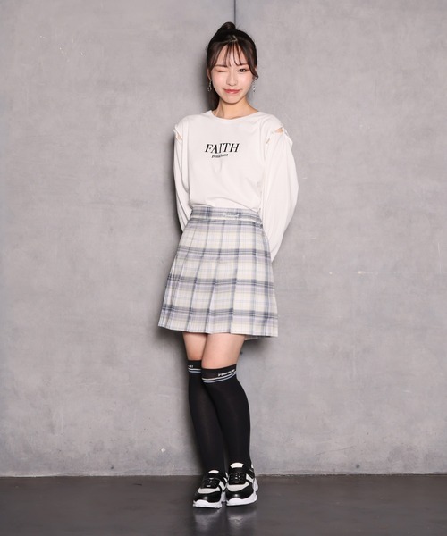 PINKHUNT（ピンクハント）の「PINKHUNT 2ライン ニーハイソックス 9124（ソックス/靴下・キッズ・ブラック/ホワイト・21-24cm/17-20）」の6枚目の写真