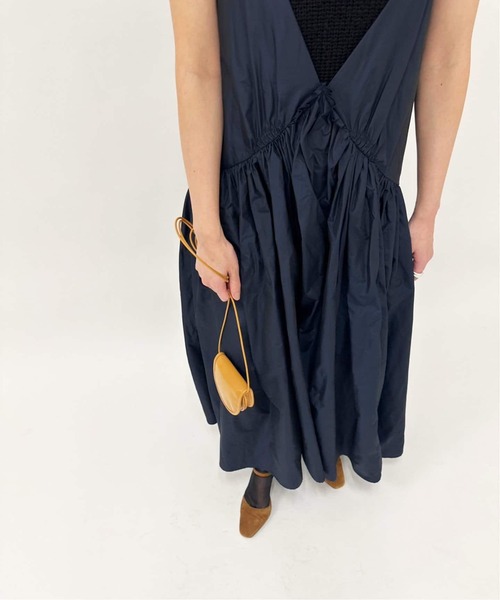 追加》ギャザー キャミソールドレス（ワンピース）｜EDIT. FOR