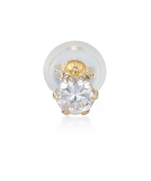 Petite Modern”ダイヤモンドピアス（Sサイズ/0.15CT）/K18ゴールド 