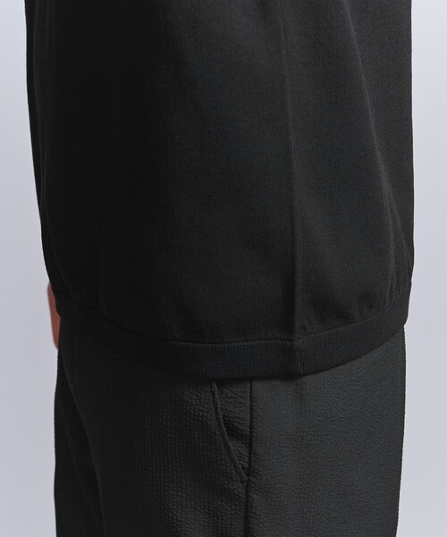 BEAUTY&YOUTH UNITED ARROWS（ビューティーアンドユースユナイテッドアローズ）の「【WEB限定 WARDROBE SMART】マシーンウォッシュ 1ポケット ニット Tシャツ【抗菌・防臭】（Tシャツ/カットソー・メンズ・ホワイト/ダークグレー/ブラック・S/M/L/XL）」の21枚目の写真