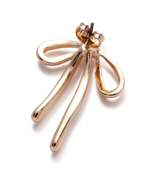 ROSE BUD（ローズバッド）の「リボンピアス（ピアス（両耳用））」 - WEAR