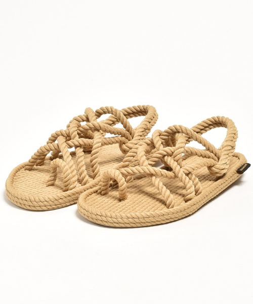 BOHONOMAD(ボホノマド)の「CAPE POINT ケープポイント ロープサンダル(サンダル・メンズ・ベージュ/ブラック/グレー/カーキ・41/42/43)」の1枚目の写真