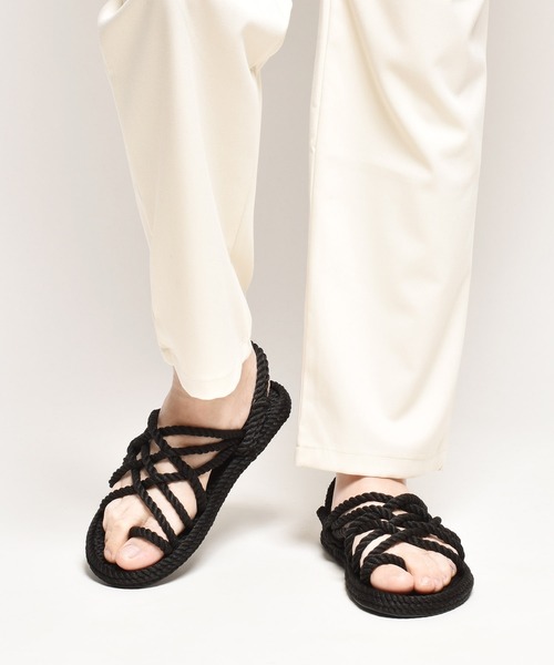 BOHONOMAD(ボホノマド)の「CAPE POINT ケープポイント ロープサンダル(サンダル・メンズ・ベージュ/ブラック/グレー/カーキ・41/42/43)」の19枚目の写真