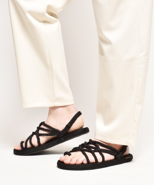 BOHONOMAD(ボホノマド)の「CAPE POINT ケープポイント ロープサンダル(サンダル・メンズ・ベージュ/ブラック/グレー/カーキ・41/42/43)」の18枚目の写真