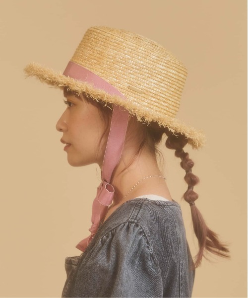 kaorinomori（カオリノモリ）の「kaorinomori エピハット / カオリノモリ（ハット・レディース・ピンク/ブラウン・M/57.5cm）」の21枚目の写真