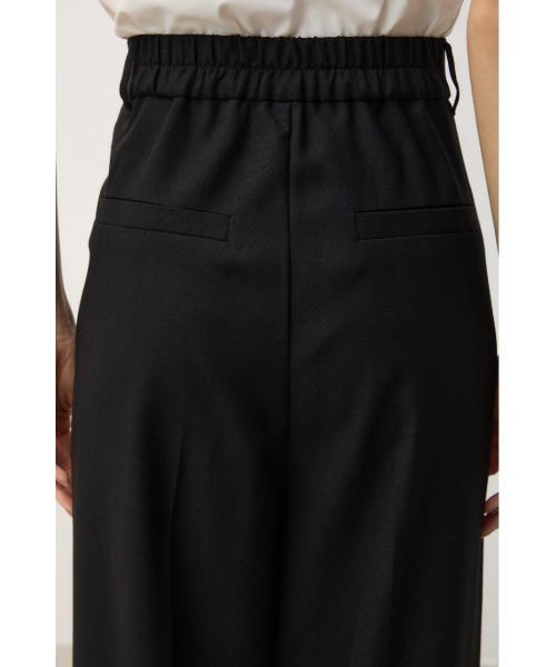 crie conforto（クリーコンフォルト）の「2タックワイドパンツ（スラックス・レディース・ブラック/ベージュ・SMALL/MEDIUM）」の14枚目の写真