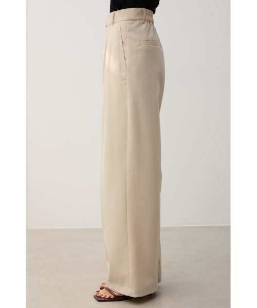 crie conforto（クリーコンフォルト）の「2タックワイドパンツ（スラックス・レディース・ブラック/ベージュ・SMALL/MEDIUM）」の22枚目の写真