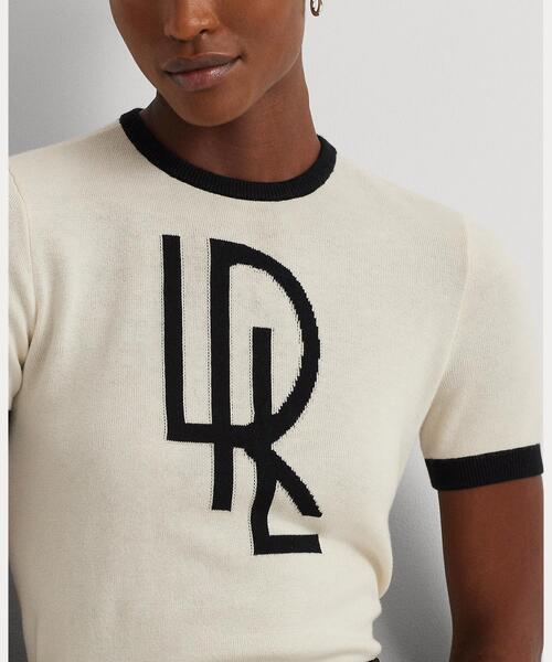 ローレンラルフローレン　ツートーンロゴショートスリーブセーター LAUREN RALPH LAUREN（ローレン ラルフ ローレン）の