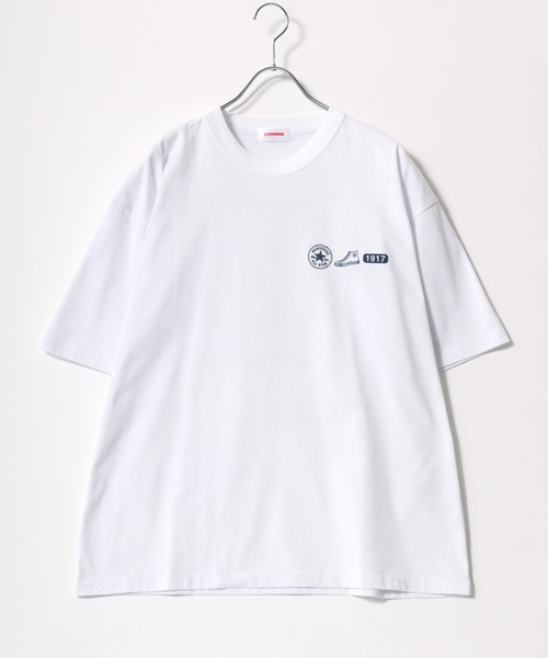 CONVERSE（コンバース）の「CONVERSE/コンバース COOLMAX フロントワンポイント バックプリント 半袖Tシャツ レディース メンズ（Tシャツ/カットソー・レディース・スミクロ/ブルー系その他/ホワイト系その他/ホワイト/オレンジ/ベージュ/ブラック/ホワイト系その他2・M/LL/L）」の13枚目の写真