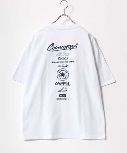 CONVERSE（コンバース）の「CONVERSE/コンバース COOLMAX フロントワンポイント バックプリント 半袖Tシャツ レディース メンズ（Tシャツ/カットソー・レディース・スミクロ/ブルー系その他/ホワイト系その他/ホワイト/オレンジ/ベージュ/ブラック/ホワイト系その他2・M/LL/L）」の14枚目の写真