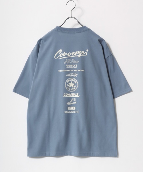 CONVERSE（コンバース）の「CONVERSE/コンバース COOLMAX フロントワンポイント バックプリント 半袖Tシャツ レディース メンズ（Tシャツ/カットソー・レディース・スミクロ/ブルー系その他/ホワイト系その他/ホワイト/オレンジ/ベージュ/ブラック/ホワイト系その他2・M/LL/L）」の16枚目の写真