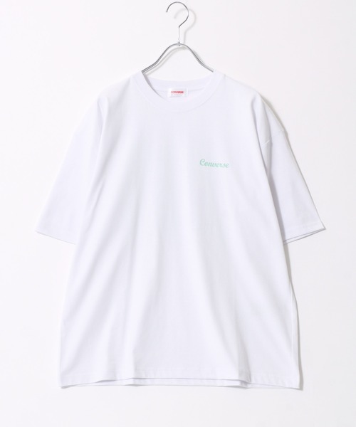 CONVERSE（コンバース）の「CONVERSE/コンバース COOLMAX フロントワンポイント バックプリント 半袖Tシャツ レディース メンズ（Tシャツ/カットソー・レディース・スミクロ/ブルー系その他/ホワイト系その他/ホワイト/オレンジ/ベージュ/ブラック/ホワイト系その他2・M/LL/L）」の21枚目の写真