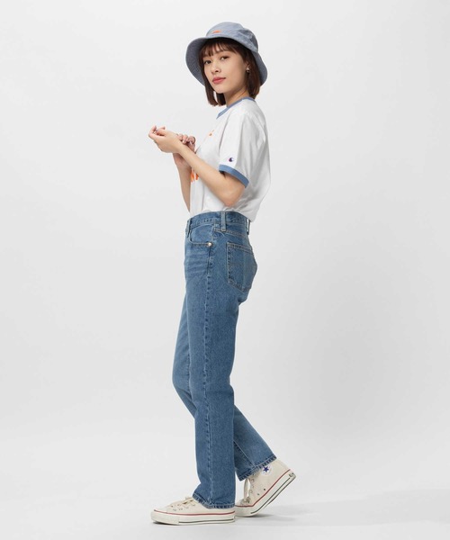 Levi's(リーバイス)の「【Levi's】501レギュラーストレートデニムパンツ(デニムパンツ・レディース・ダークインディゴブルー・27inch/24inch/25inch/26inch)」の15枚目の写真