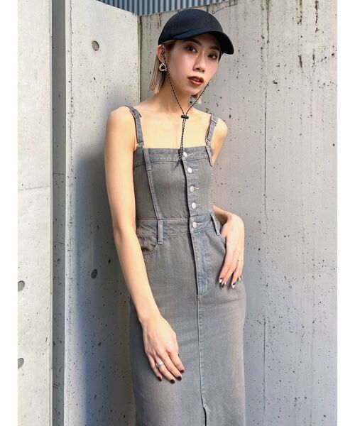 EMODA（エモダ）の「MESH STRAP CAP（キャップ・レディース・グレー/ブラック・FREE）」の5枚目の写真