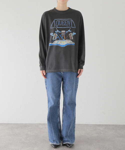 JOURNAL STANDARD（ジャーナルスタンダード）の「ROCK ロングスリーブTシャツ（Tシャツ/カットソー・レディース・ブラック系その他/ブラック/ホワイト系その他・FREE）」の11枚目の写真