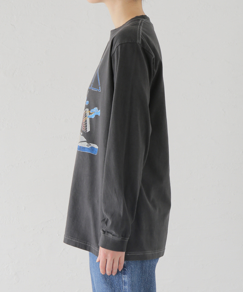 JOURNAL STANDARD（ジャーナルスタンダード）の「ROCK ロングスリーブTシャツ（Tシャツ/カットソー・レディース・ブラック系その他/ブラック/ホワイト系その他・FREE）」の13枚目の写真