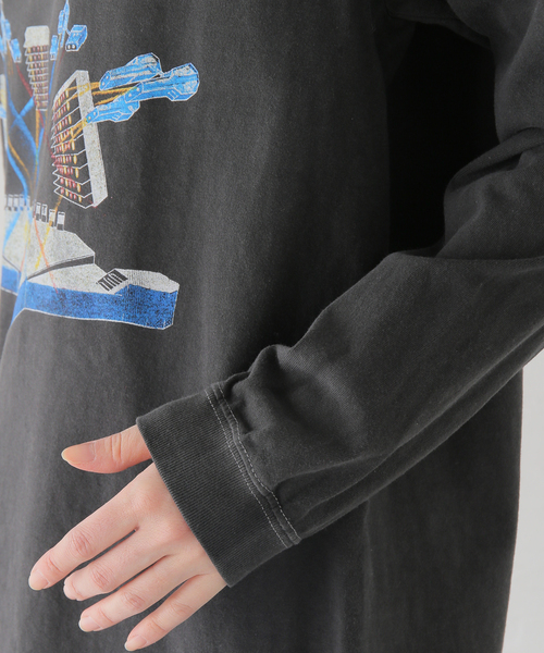 JOURNAL STANDARD（ジャーナルスタンダード）の「ROCK ロングスリーブTシャツ（Tシャツ/カットソー・レディース・ブラック系その他/ブラック/ホワイト系その他・FREE）」の18枚目の写真