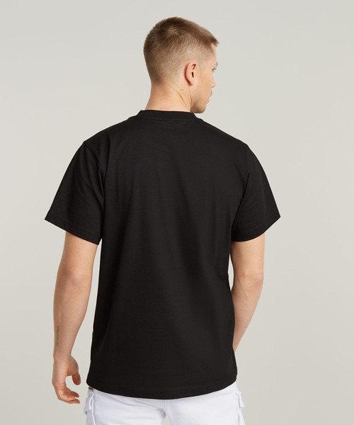 G-STAR（ジースター）の「WATER BURGER LOOSE T-SHIRT/ルーズグラフィックプリントロゴT（Tシャツ/カットソー・メンズ・ホワイト/ダークブラック・X-LARGE/SMALL/MEDIUM/LARGE/X-SMALL）」の10枚目の写真